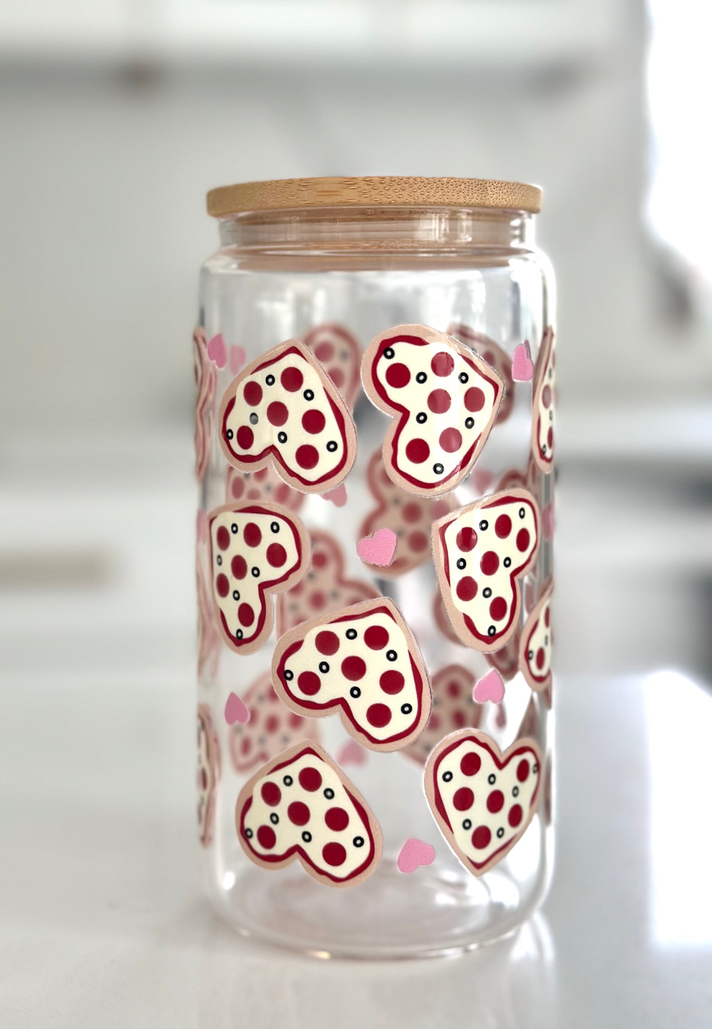 Pizza Heart 16 oz Cup