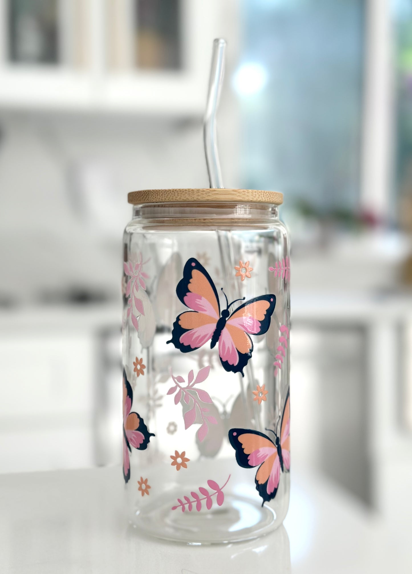 Butterflies 16 oz Cup