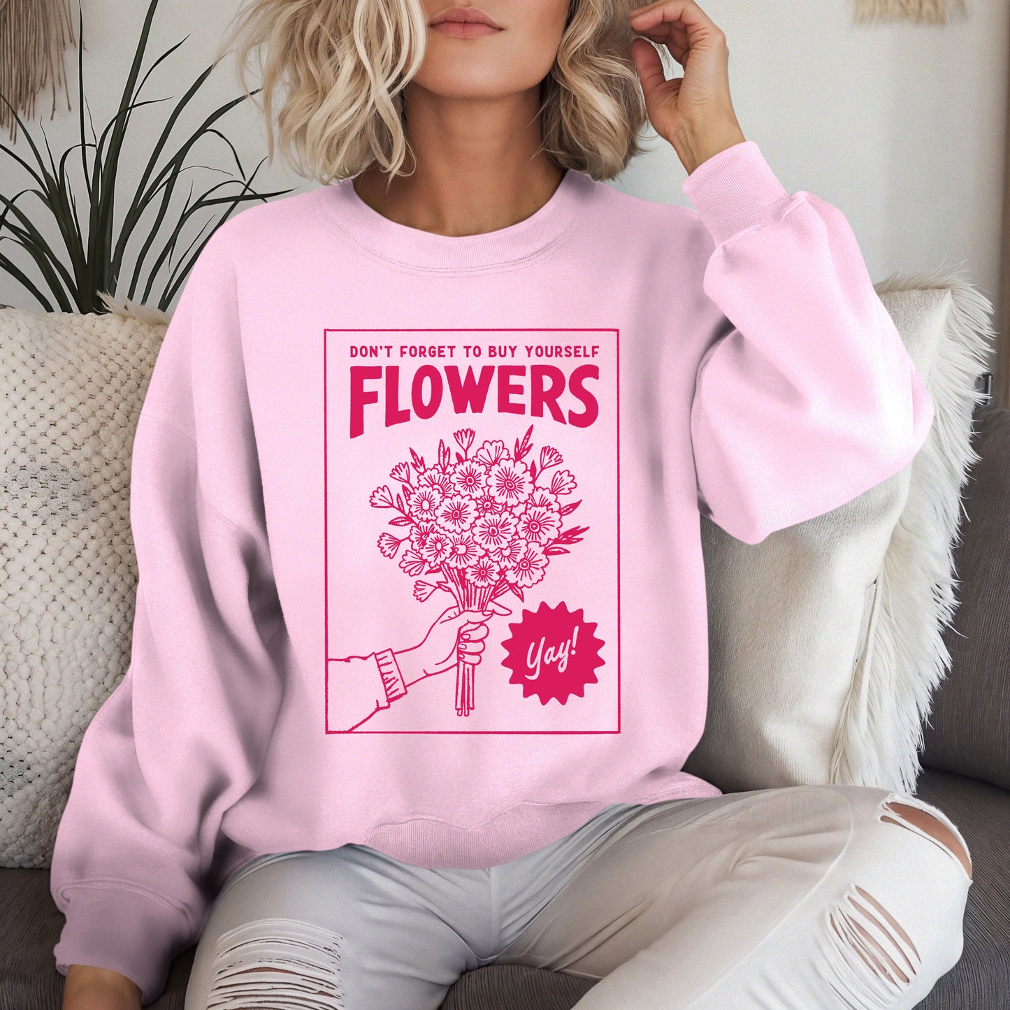 Buy Yourself Flowers Crewneck