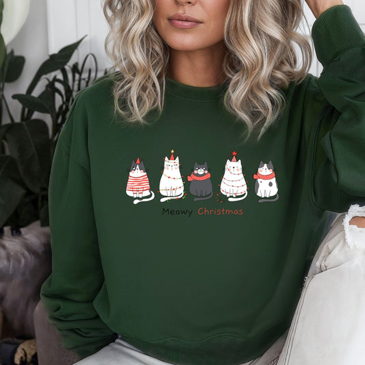 Christmas Cats Crewneck