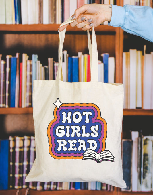 Hot Girls Read Tote Bag