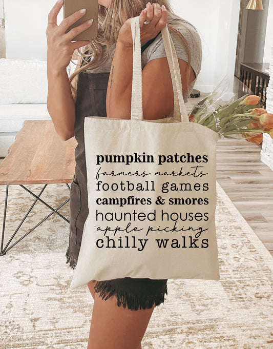 Fall Faves Tote Bag