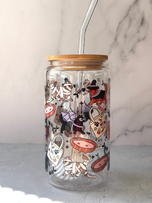 Halloween Cat 16 oz Cup