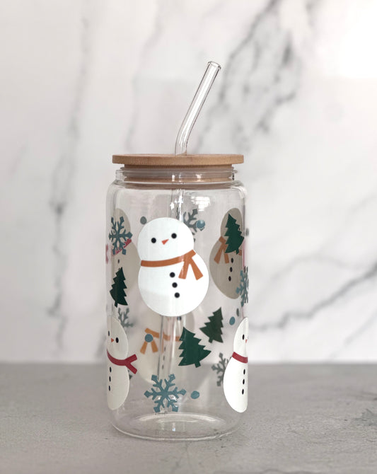 Snowman 16 oz Cup